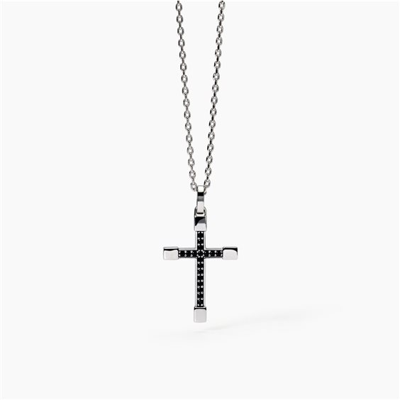 Collana Mabina Uomo Mystical in Argento Zircone 553635 - 553635